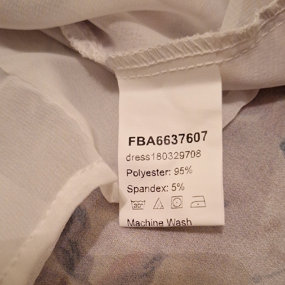 Pink Off-Shoulder Long Sleeve Sundress. Size Medium NWOT - Picture 10 of 12